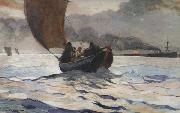 Winslow Homer Returning Fishing Boarts (mk44) oil painting on canvas